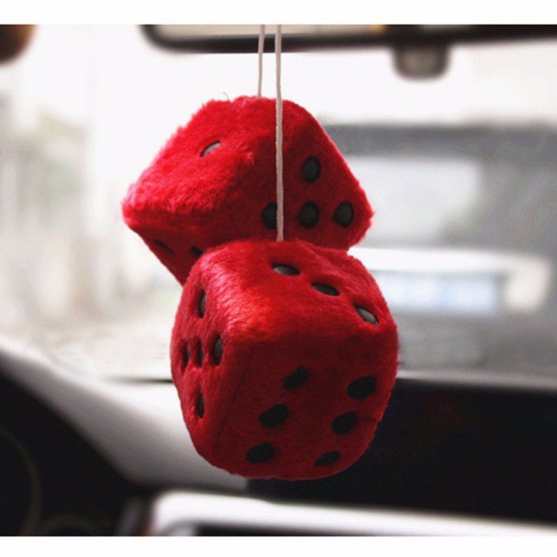 Car Rear View Mirror Hanging Decoration Auto Car Dice Pendant Accessories 4color Ebay