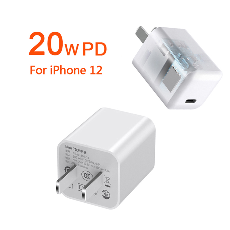 18w Fast Wall Charger Usb C Power Pd Ac Adapter Us Plug For Iphone 12 11 Pro Max Ebay