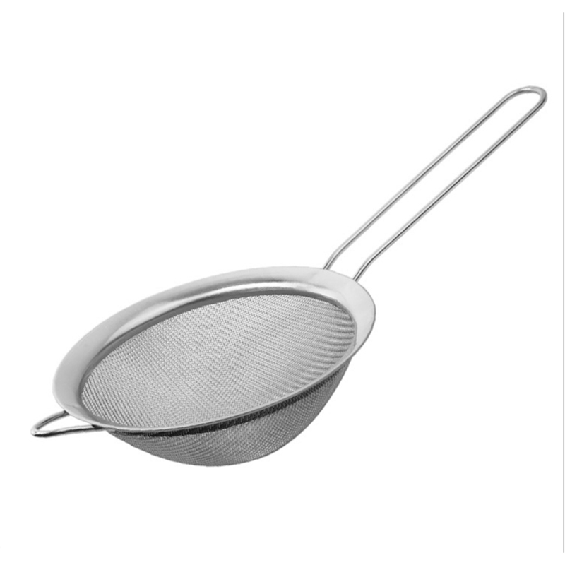 Stainless Steel Kitchen Fine Mesh Filter Strainer Flour Colander Sieve ...